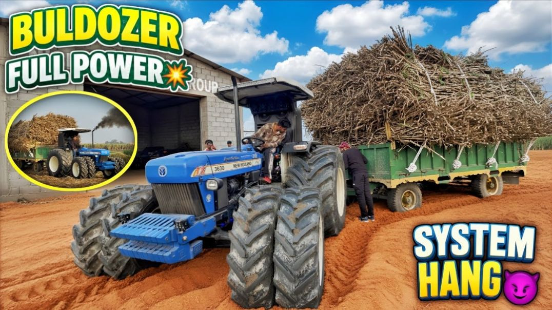 🤯आज तो अपने Bulldozer ने ट्रॉली की रेल बना दी || Full power