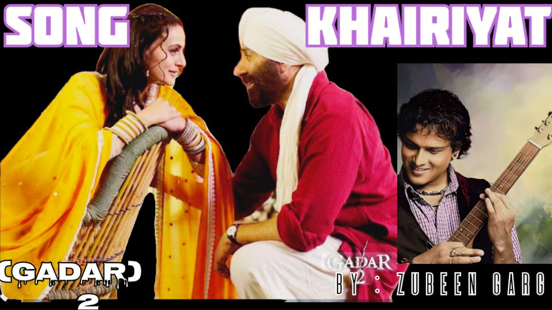 ⁣💫Beautiful bollywood hindi song from gadar 2 movie by zubeenGarg Khariyat ✨