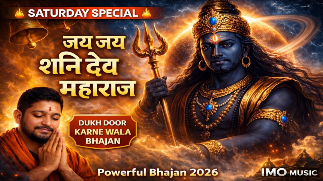 ⁣Shani Dev Bhajan 2026 🔥 Jai Shani Maharaj | Sade Sati Dukh Door Bhajan | IMO MUSIC OFFICIAL