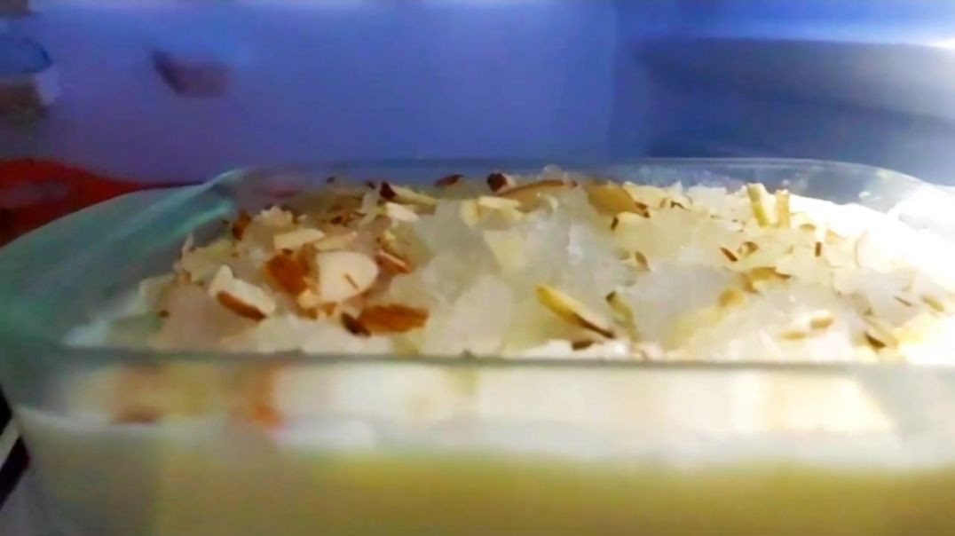 ⁣गर्मी में ठंडक देने वाला मीठा दो मिनट में बनाएं