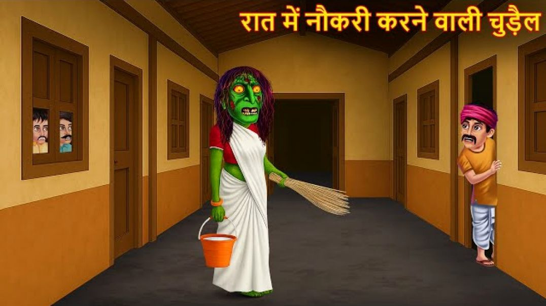 Raat_Mein_Naukari_Karne_Wali_Chudail_Horror_Stories_Bhoot_Kahani_144P