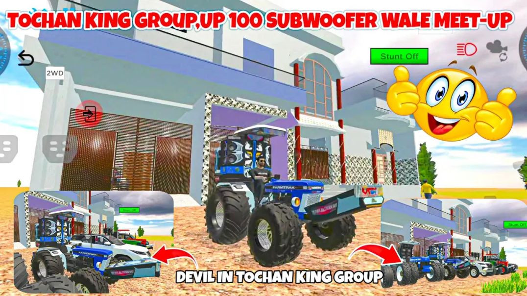 ⁣Nishu Deshwal Rohit Deshwal Meet Up in Indian Desi Life Simulator 3D Indian Tractor Game