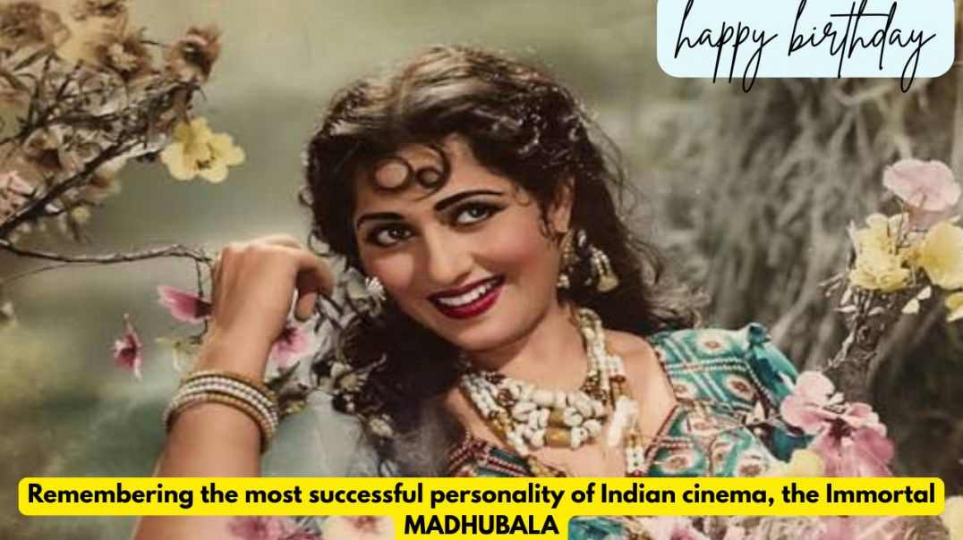 ⁣93rd birth anniversary of th Immortal " MADHUBALA "