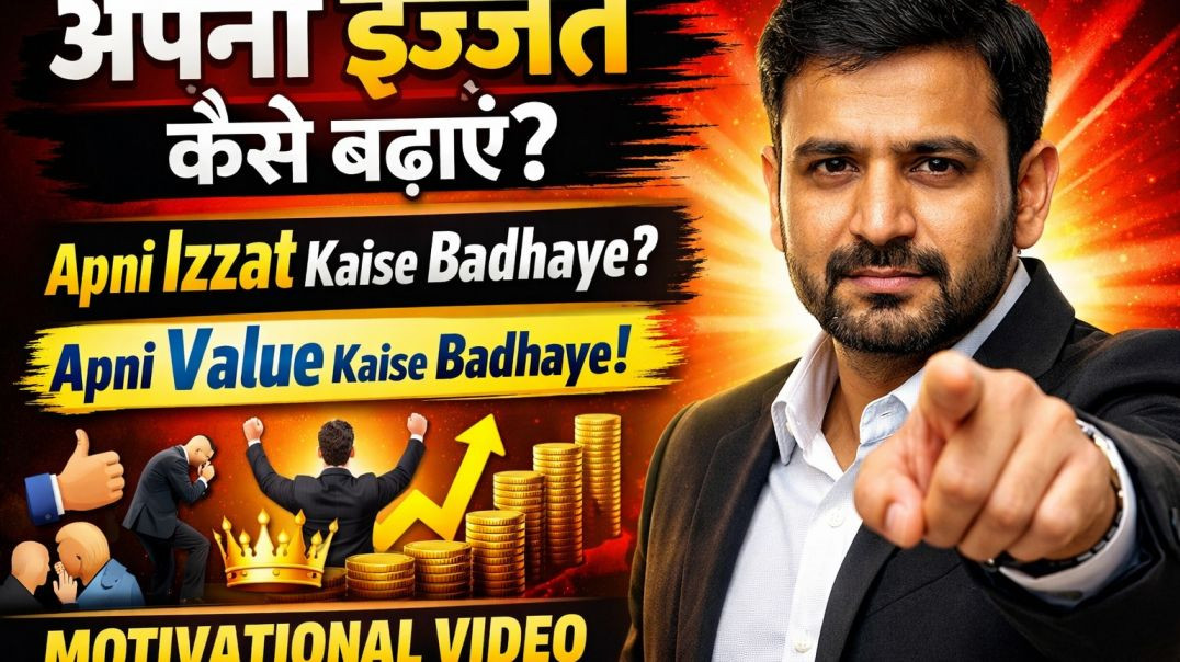 ⁣अपनी इज्जत कैसे बढ़ाएं || apni izzat kaise banaye || apni value kaise badhaye motivational video