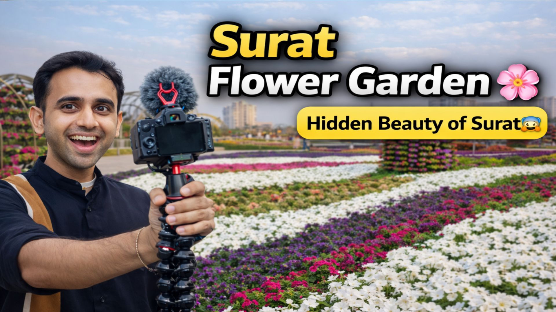 ⁣Surat Dindoli Flower Garden Morning View 🌸 | Beautiful Garden Vlog Part 3