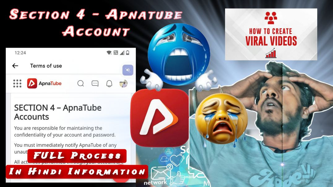 ⁣Section 4 - Apnatube Account | Kya hai ye Apnatube Account 😵‍💫🤐 | #apnatubeindia
