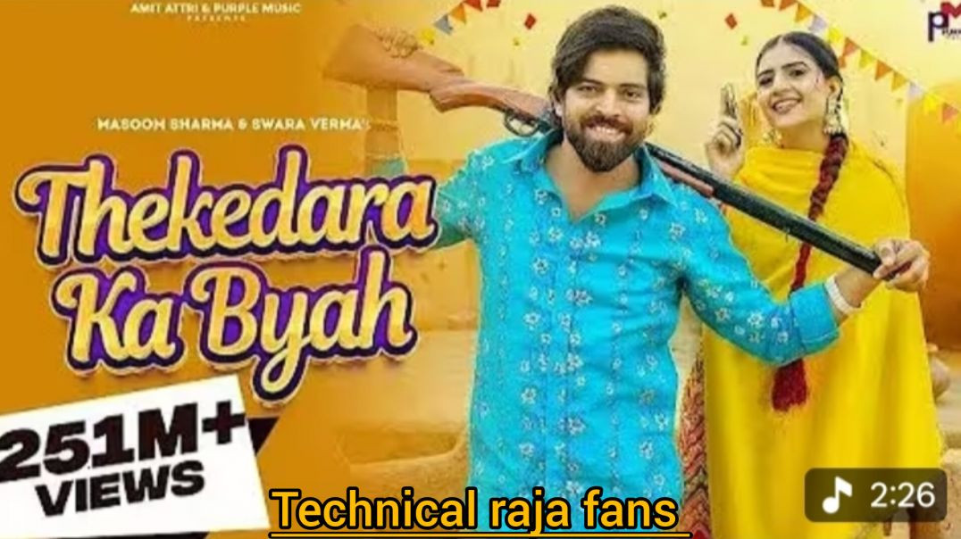 ⁣Masoom_Sharma-Thekedara_ka_Byah___Shivani_Yadav___Barsa_Barsa_note_Gaal_thadi_bhardege___New_song(36