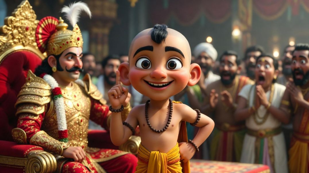 ⁣तेनालीराम का अद्भुत न्याय | गिरी दीवार और बकरी की सच्चाई | Tenali Raman Story in Hindi।