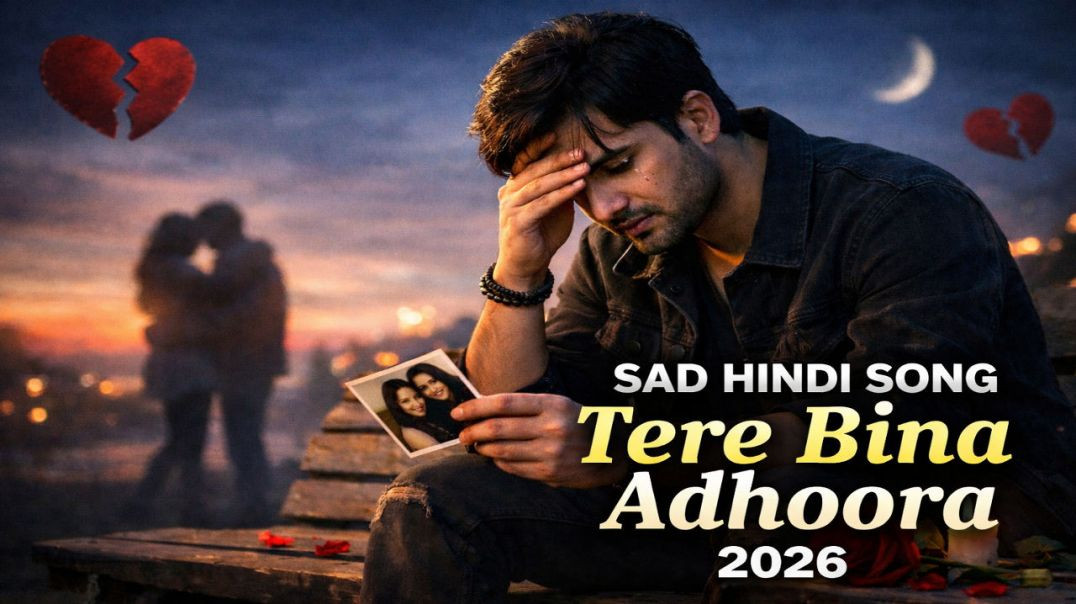 ⁣Tere Bina Adhoora 💔 | Sad Hindi Song 2026 | Heart Touching Breakup Song | New Emotional Song