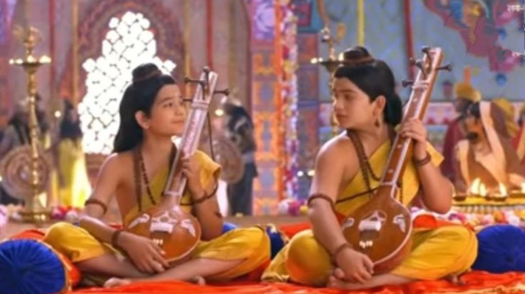 ⁣रामायण_कथा___लव_कुश_ने_सुनाई_श्री_राम_कथा(360p)