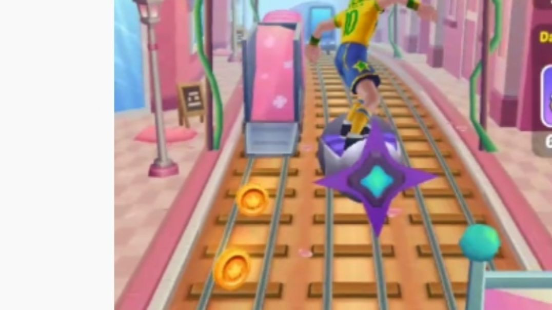 ⁣Subway princess runner #game #apnatube