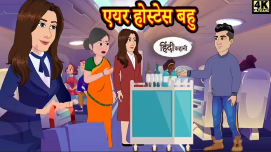 ⁣एयर होस्टेस बहु | Stories in Hindi | Kahani | Bedtime Stories |Fairy Tales |Moral Story‎‎