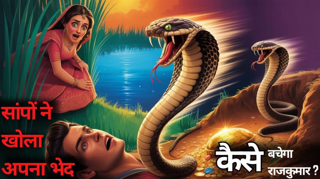 ⁣पेट में सांप का बिल! 😱 राजकुमार की रहस्यमयी बीमारी | Snake in Stomach Moral Story Hindi | राजकुमारी 