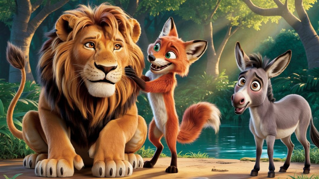 ⁣चालाक लोमड़ी और शेर की कहानी | Moral Story in Hindi | Chanakya Niti | Jungle Ki Kahani | Hindi Kahan