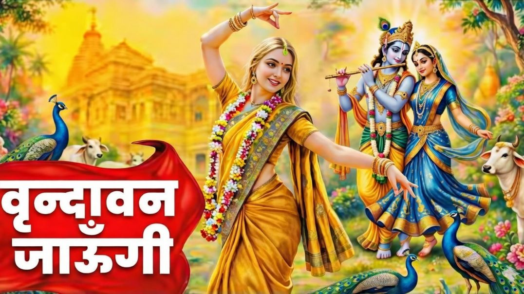 ⁣वृन्दावन जाउंगी सखी ना लौट । Vrindavan Jaungi | Janmashtami Radha Krishna popular Bhajan