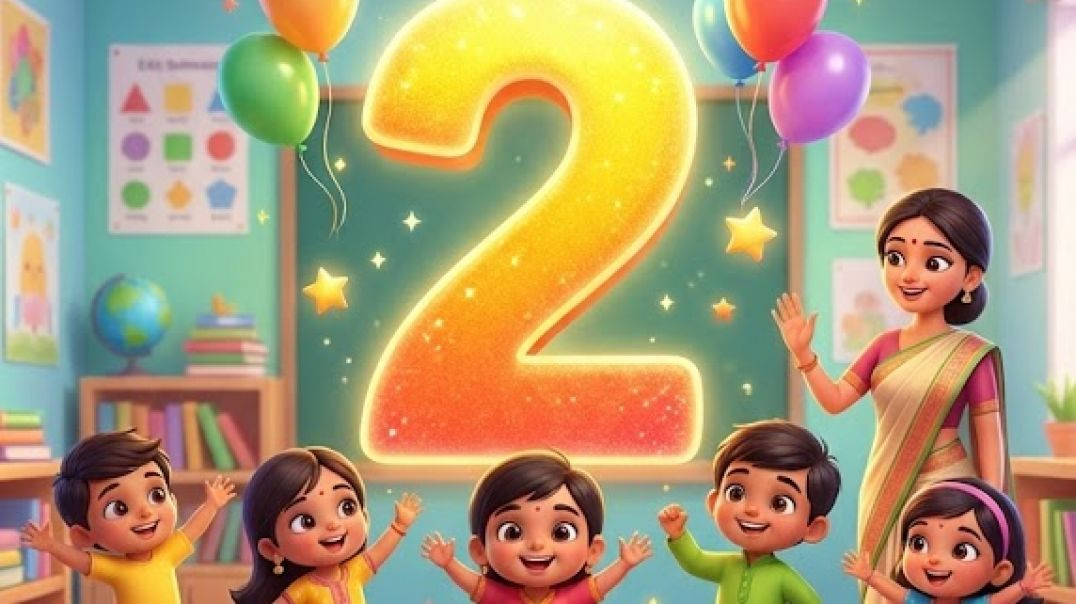 ⁣2 Ka Pahada | Learn Two’s Table with Fun | Math for Kids in Hindi