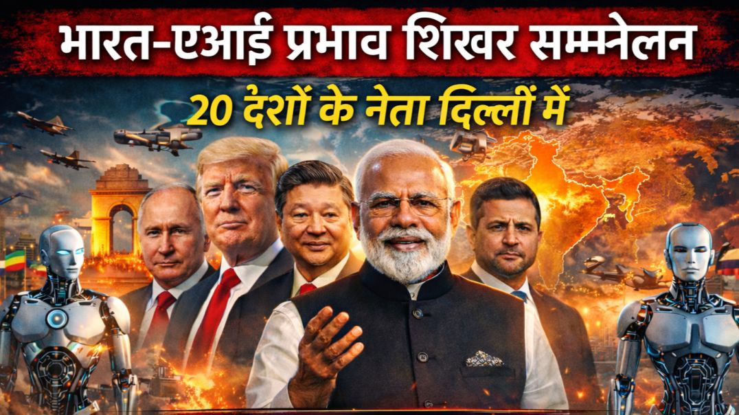 ⁣भारत-एआई इंपैक्ट समिट 20 देशों के नेता दिल्ली में! मोदी की बड़ी पहल  | VIKASH BHATI RNA | news today