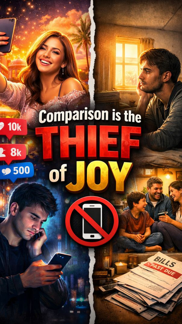 "comparison is the thief of joy"