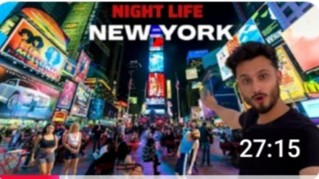 ⁣Night life in World's Richest City | NEW YORK🔥💵🇱🇷🇺🇸