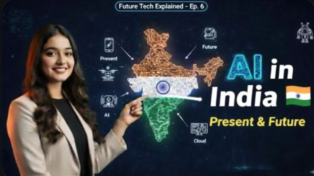 ⁣AI in India_ वर्तमान और भविष्य _ Artificial Intelligence in India 2025 _ Future Tech Explained Ep 6(