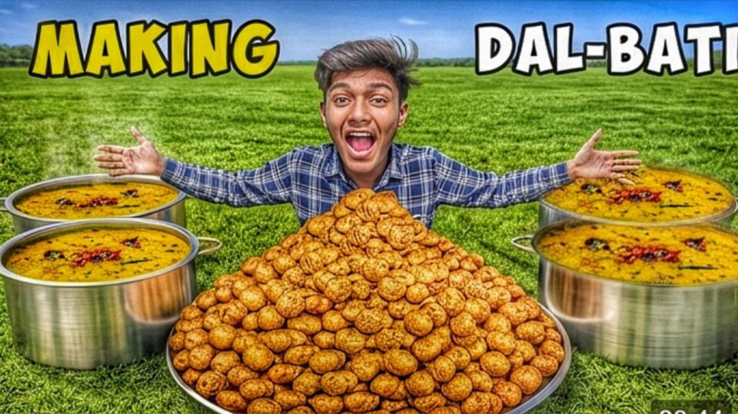 ⁣Making A Dalbati In Desi Andaj