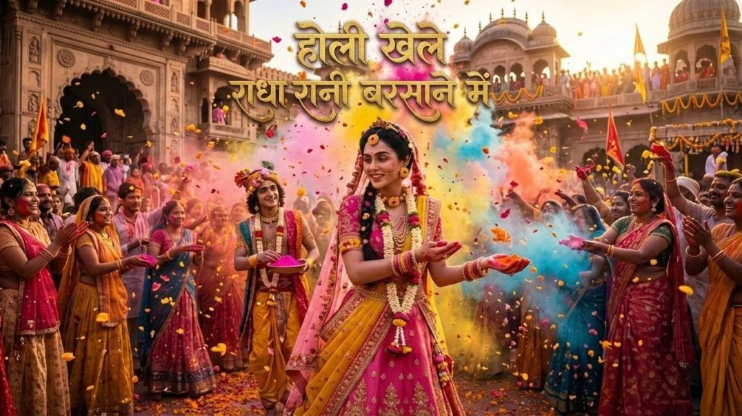 ⁣होली खेले राधा रानी बरसाने में | 2026 होली स्पेशल भजन | राधा कृष्ण होली सॉन्ग | Barsane Ki Holi