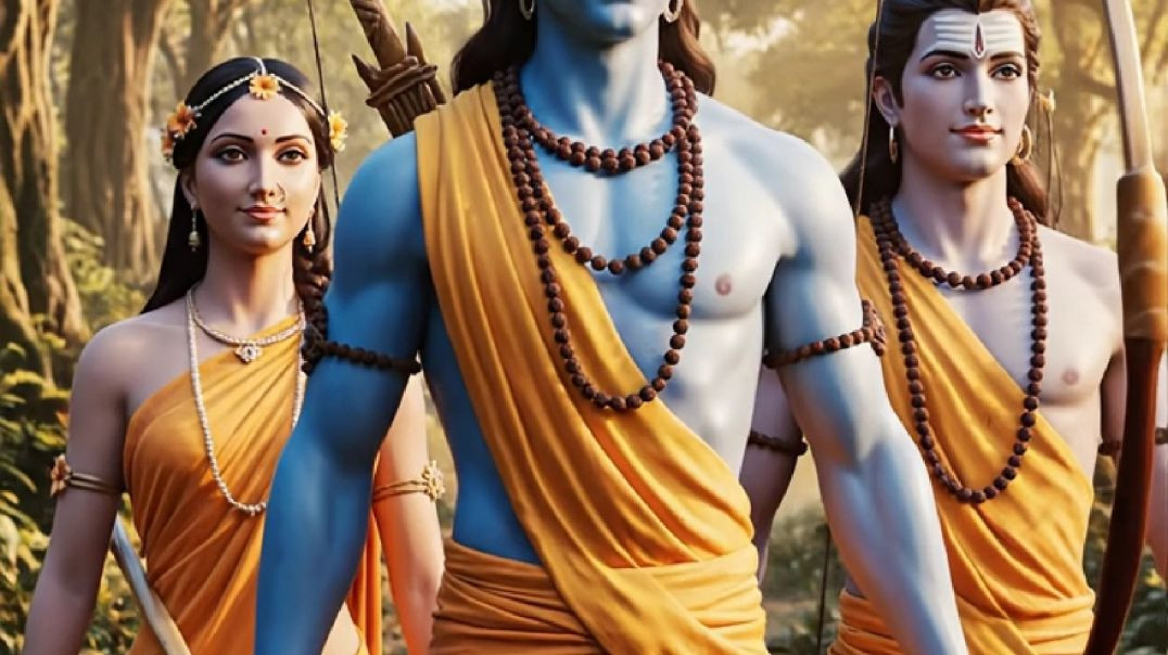 ⁣राम सीता लक्ष्मण अयोध्या वापस #आयापौराणिककहानी#ramnagari #rajuda