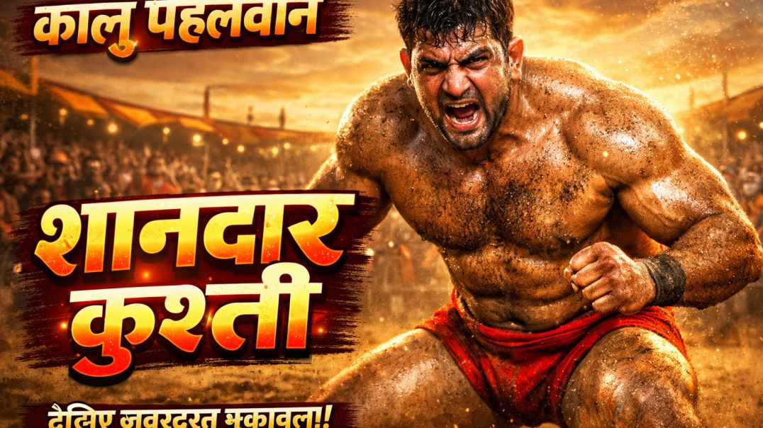 ⁣कालू पहलवान की शानदार कुश्ती
