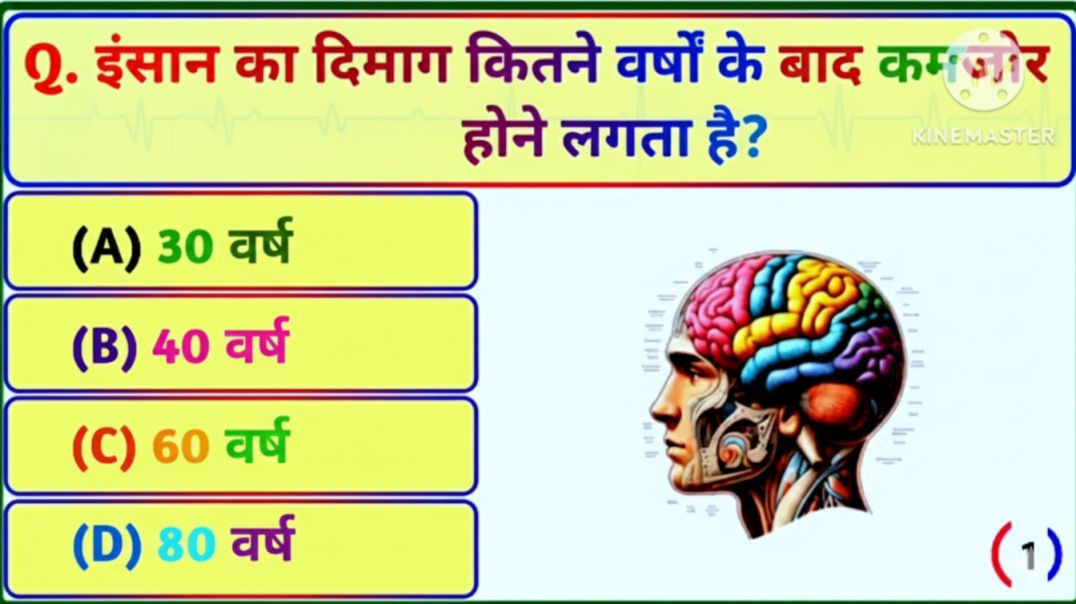 ⁣GK Question || GK In Hindi || GK Question and Answer || GK Quiz || Riya Rawani|| 6