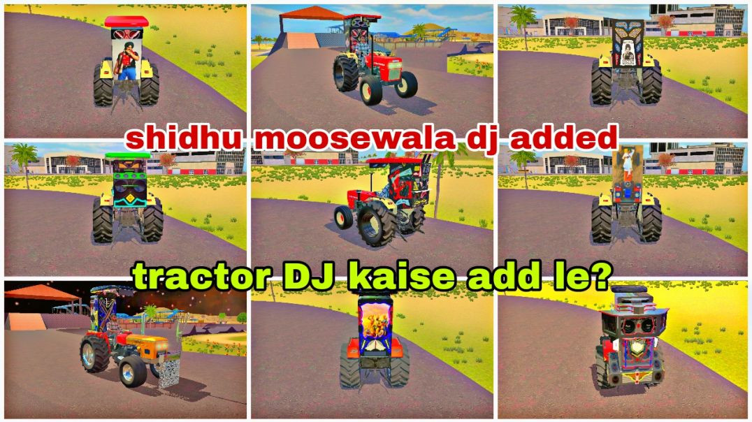 ⁣Shidhu moosewala dj system add in indian vahical simulator 3d game 🤩||