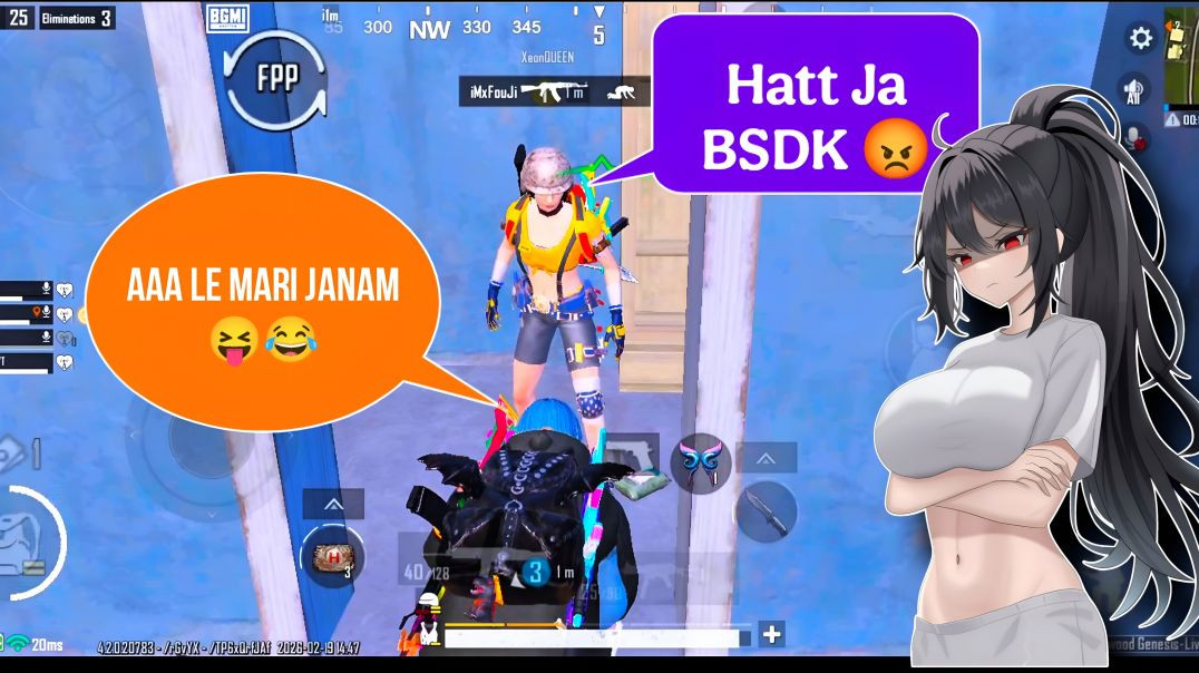 ⁣NEXT LEVEL IRRITATING GIRL TEAMMATES😂😈 || TROOLING RANDOM TEAMMATES 😂 || BGMI FUNNY &WTF MOMENT