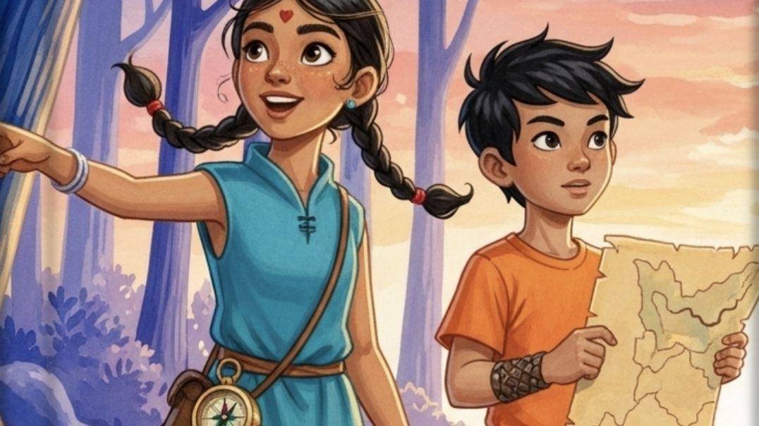 ⁣जादुई द्वीप और चमकता खजाना