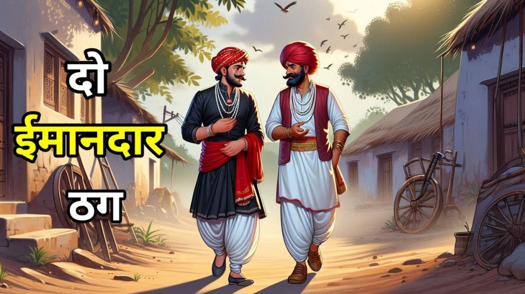 ⁣दो ईमानदार ठग । Hindi Moral Story | कहानिया । Cartoon Moral kahanil bedtime story