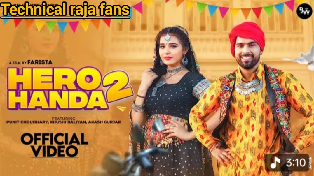 Hero_Handa_2___Official_Music_Video__Punit_choudhry_Khushi_Baliyan___Raj_Mawer___New_Haryanvi_Song(3