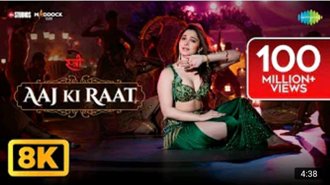 ⁣Aaj_Ki_Raat_-_8K_Video___Stree_2___Tamannaah_Bhatia,_Rajkummar_Rao,_Sachin-Jigar,_Madhubanti_B,Divya
