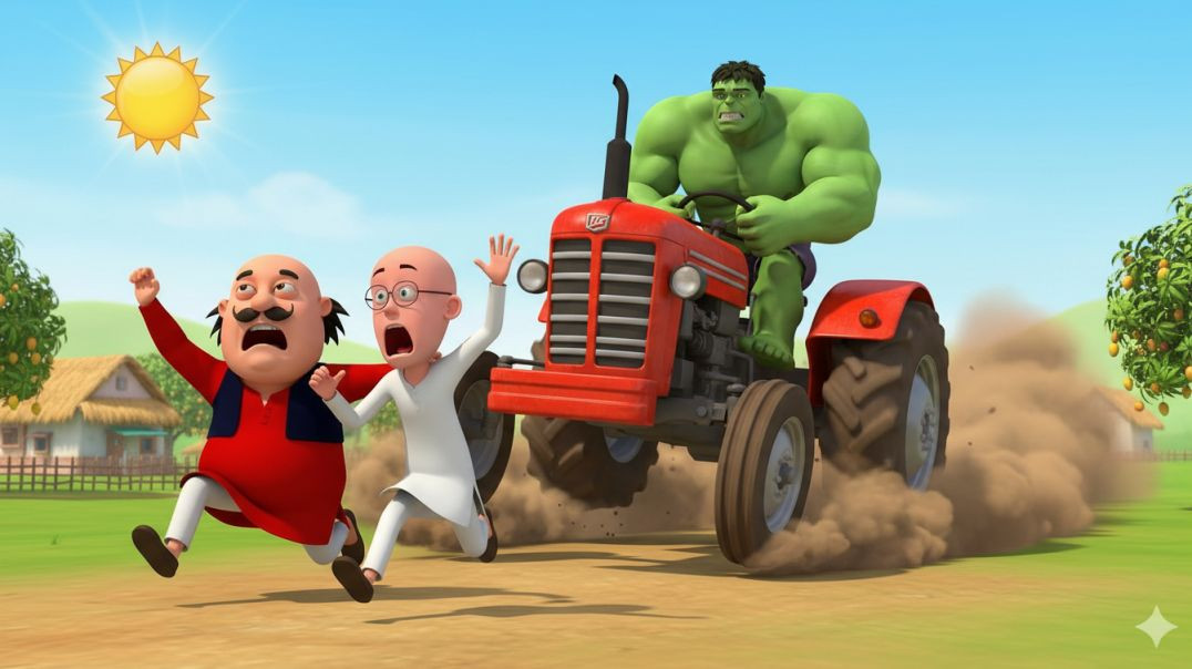 ⁣Motu Patlu vs Hulk | Hindi story | Jadui Mango Tree | Tik Tik Cartoon