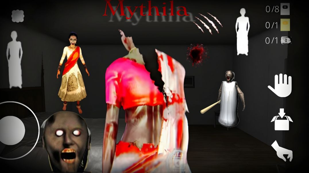 ⁣Playing as mythila Granny's sister, granny horror Escape Games