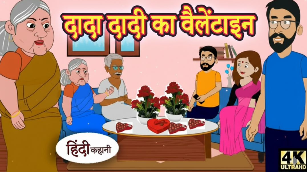 ⁣Dada Dadi Ka Pehla Valentine 💝 | दादा दादी का वैलेंटाइन | Hindi Kahaniya (Emotional & Sweet)