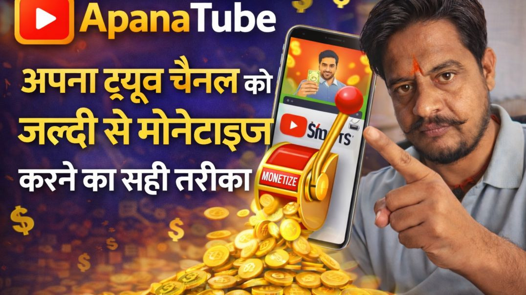 Apnatube chanale monetize sahi tarke se kese karen|अपनाटूबचैनल को सही तरीके से monetize कैसे करे