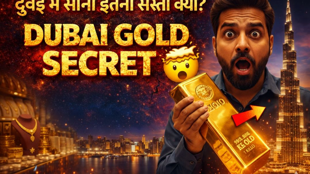 ⁣Why is Gold so cheap in Dubai 🤯 | दुबई में सोना पूरी दुनिया से सस्ता क्यों है / dubai gold mystery