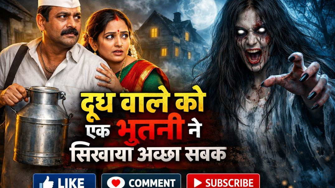 ⁣दूध  wale ko चुडैल ne sikhaya accha सबक 🤔🤔🤔 #apnatube
