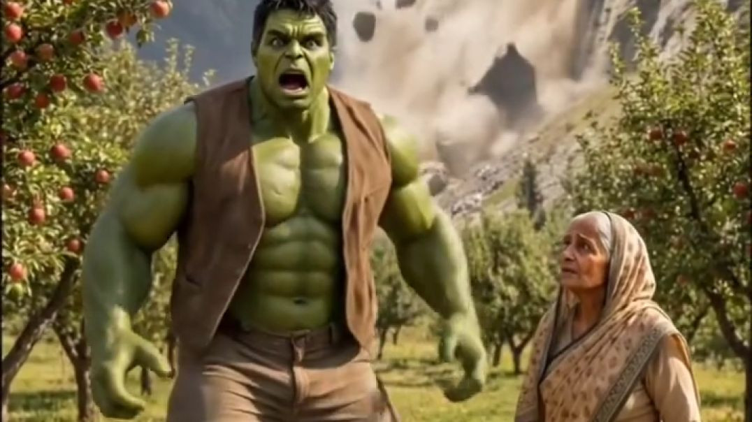 ⁣Gaon Par Tuta Pahad… Hulk Ne Li Entry! 🟢😡
