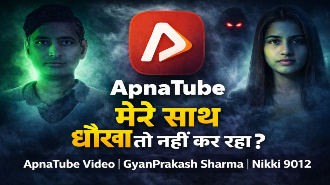 ⁣ApnaTube मेरे साथ धोखा तो नहीं कर रहा | ApnaTube Video | GyanPrakash Sharma | Nikki 9012