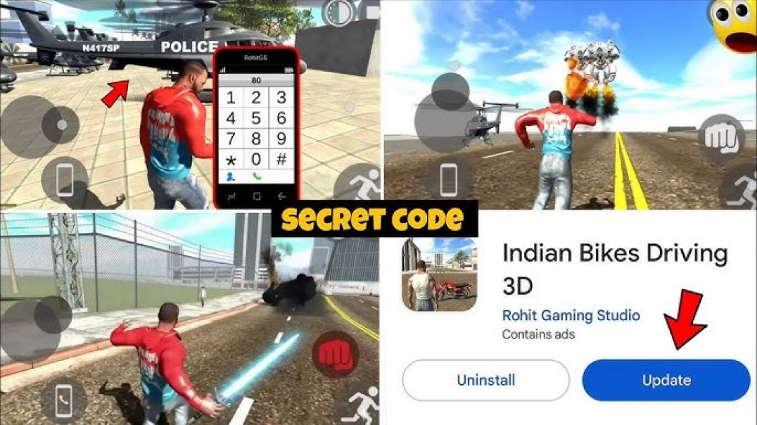 ⁣New update cheat code 😯 game