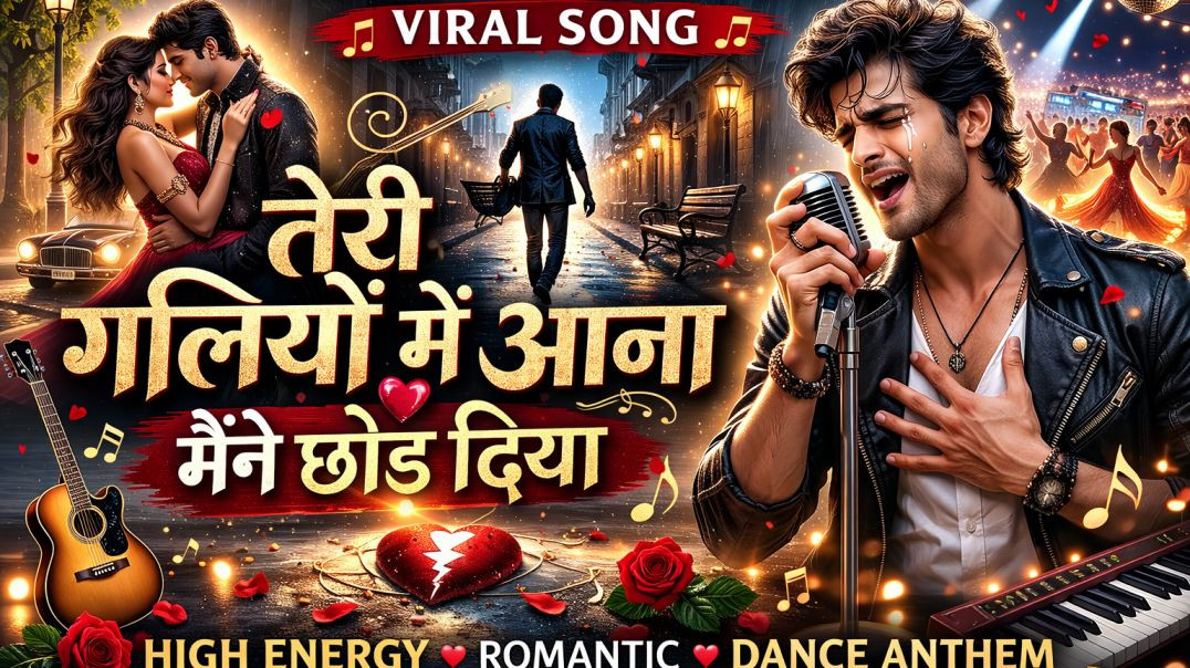 ⁣Teri Galiyon Mein Aana Maine Chhod Diya | Old Bollywood Style Hindi Song | New Sad Love Song 2026