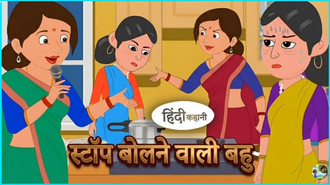⁣स्टॉप बोलने वाली बहू | Stop Bolne Wali Bahu | Hindi Kahani | Moral Stories | Saas Bahu Animation
