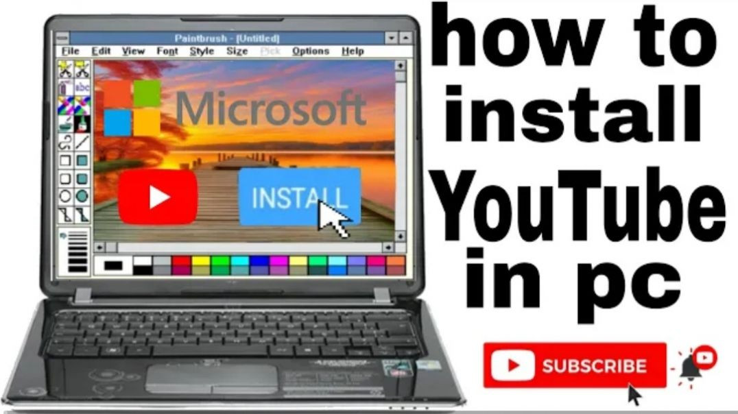 ⁣How to download youtube in pc . How to install youtube in leptop. #pc #leptop