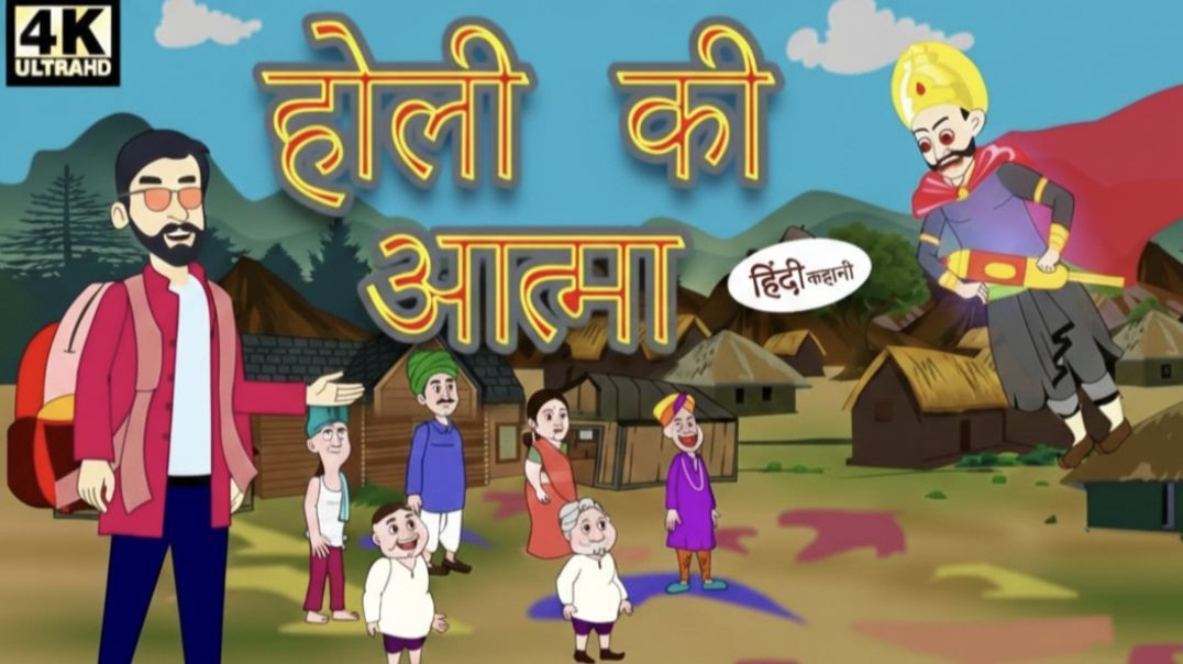 ⁣होली की आत्मा - डरावनी जादुई कहानी | Holi Ki Atma | Hindi Cartoon Kahani
