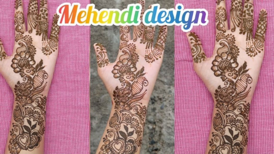 Simple Mehendi Designs__Karva Chauth Special Mehendi __Very easy mehendi designs__vellamehendi