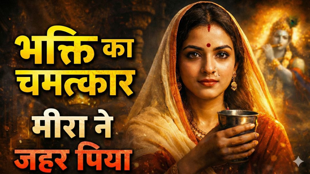 ⁣मीरा ने ज़हर पिया, लेकिन मरी नहीं | भक्ति का चमत्कार | Bhakti Kaal TV